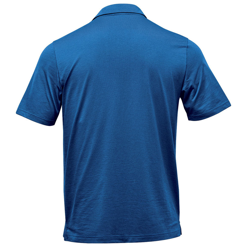 Stormtech Men's Classic Blue Settebello Short Sleeve Polo