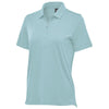 Stormtech Women's Ice Blue Settebello Short Sleeve Polo