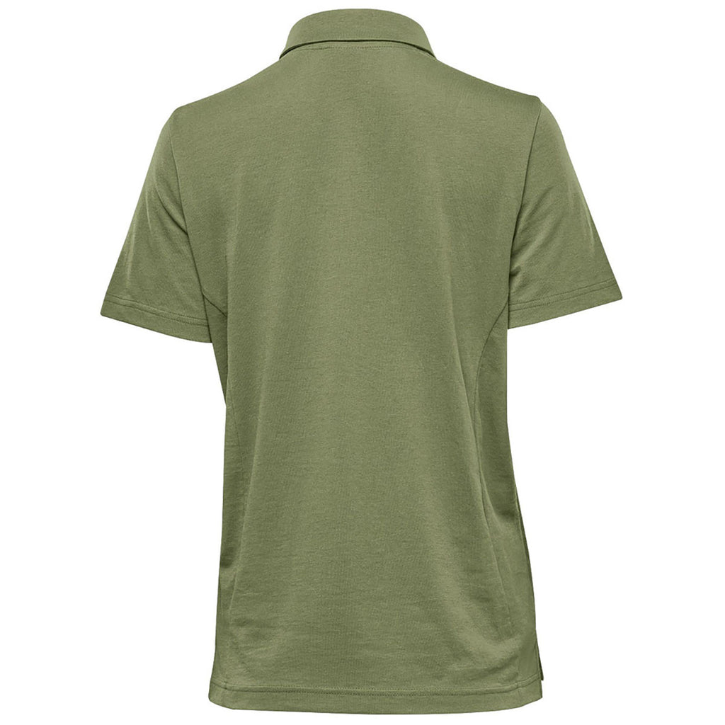 Stormtech Women's Sage Green Settebello Short Sleeve Polo