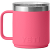 YETI Tropical Pink Rambler 10 oz Stackable Mug with Durasip Ceramic Lining