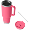 YETI Tropical Pink Rambler 40 oz Travel Straw Mug with Color-Matched Straw Lid