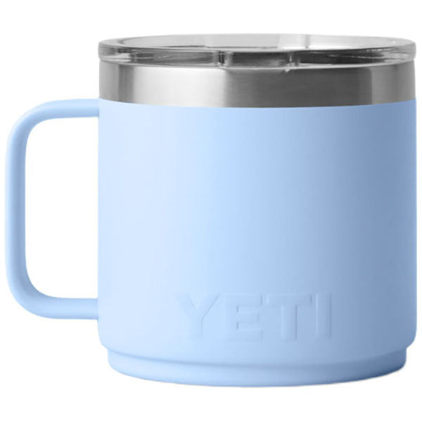 YETI Big Sky Blue Rambler 14 oz Stackable Mug