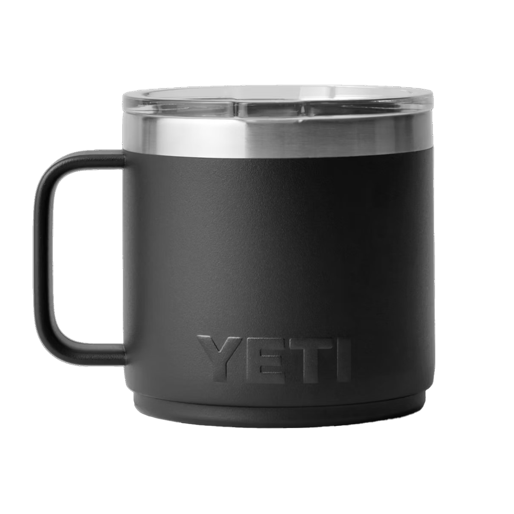 48-Hour YETI Black Rambler 14 oz Stackable Mug