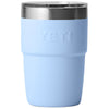 YETI Big Sky Blue Rambler 8 oz Stackable Cup with Lid