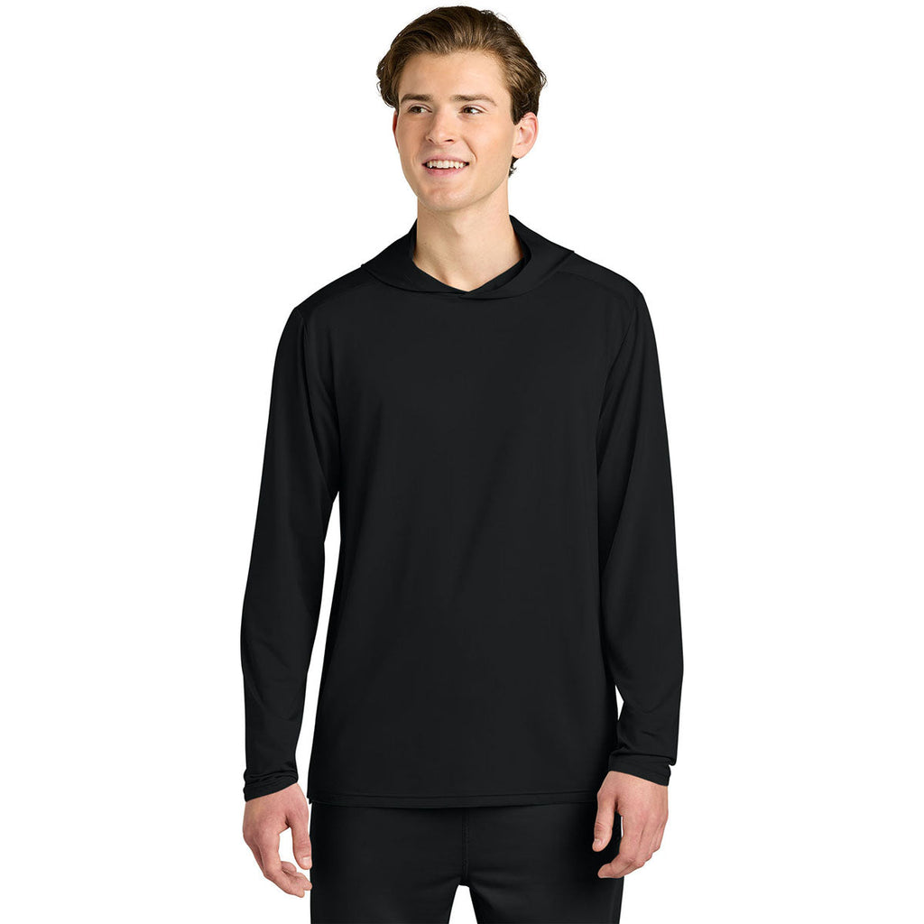 Richardson Men's Black Clutch Long Sleeve Hoodie
