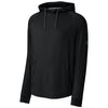 Richardson Men's Black Charge Performance Fleece Long Sleeve Hoodie