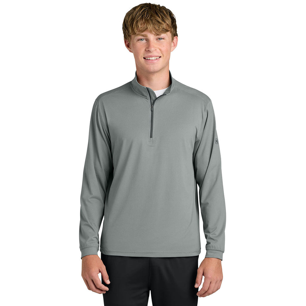 Richardson Men's Grey Vertex 1/4-Zip Pullover