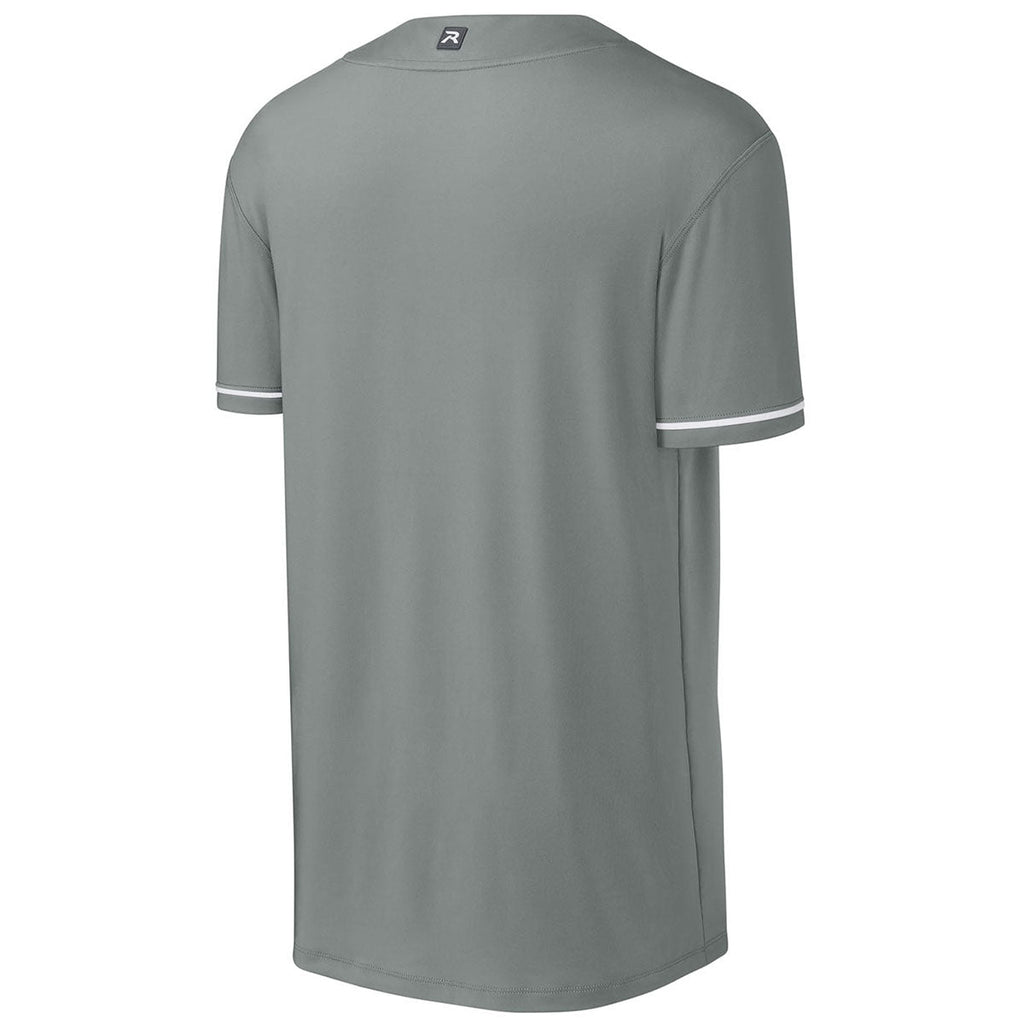 Richardson Men's Grey Select 2-Button Baseball Jersey