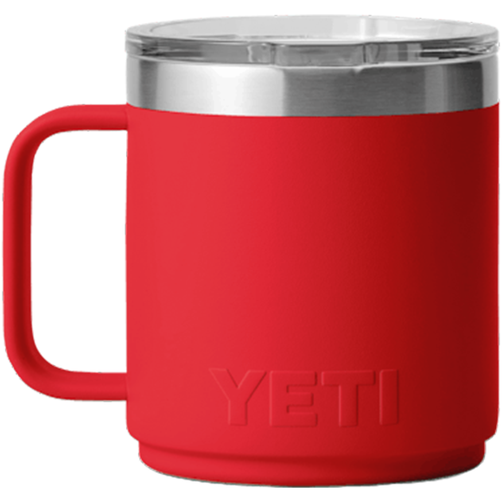 YETI Rescue Red Rambler 10 oz Stackable Mug with Durasip Ceramic Lining