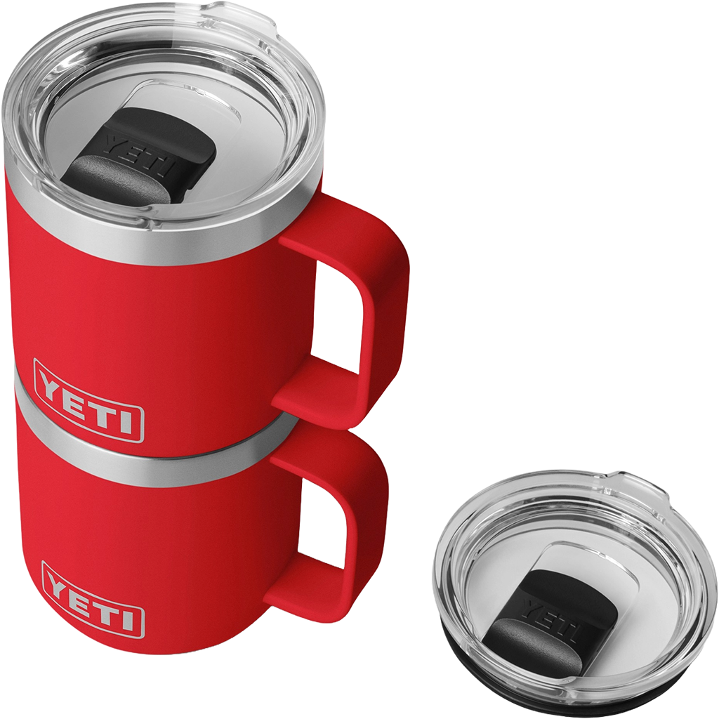 YETI Rescue Red Rambler 10 oz Stackable Mug with Durasip Ceramic Lining