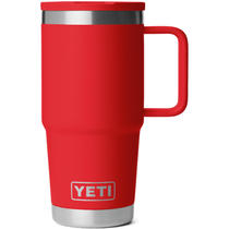 YETI Rescue Red Rambler 20 oz Travel Straw Mug with Color-Matched Straw Lid