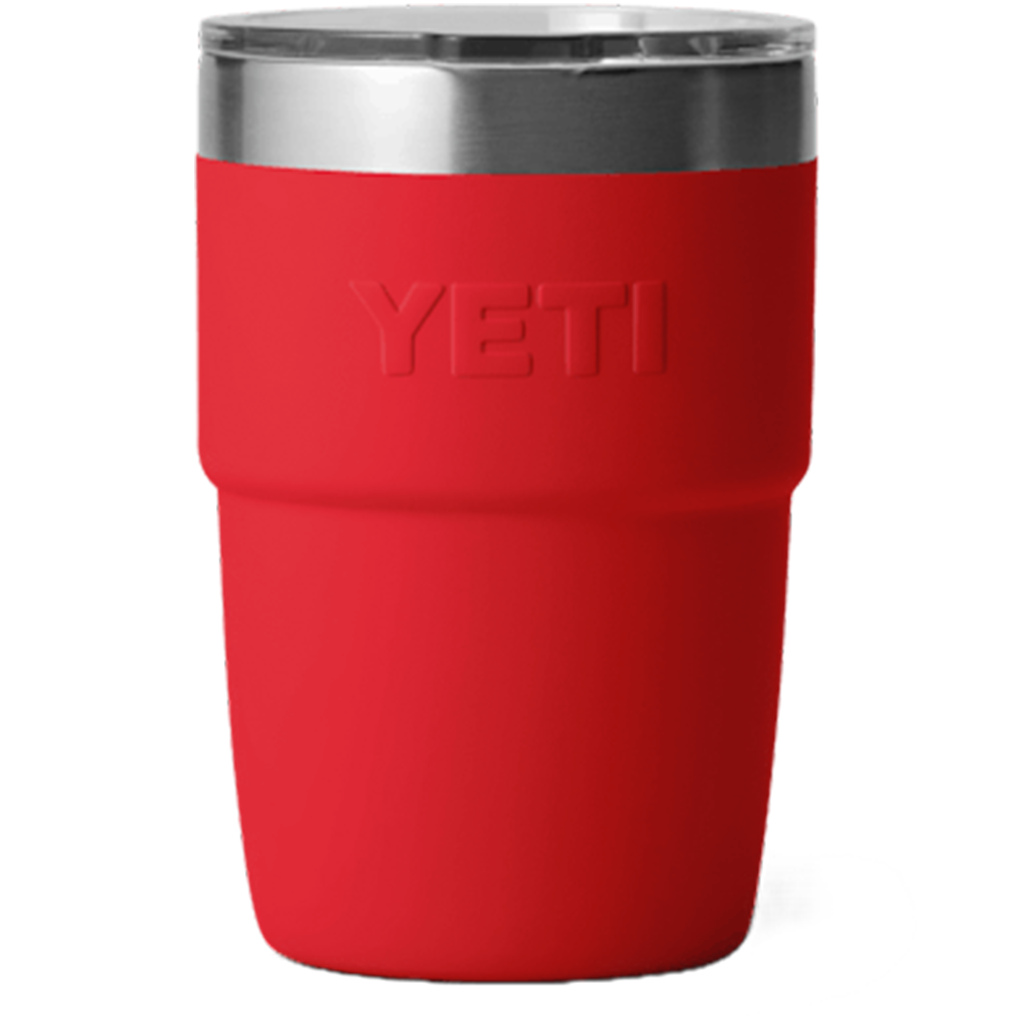YETI Rescue Red Rambler 8 oz Stackable Cup with Durasip Ceramic Lining