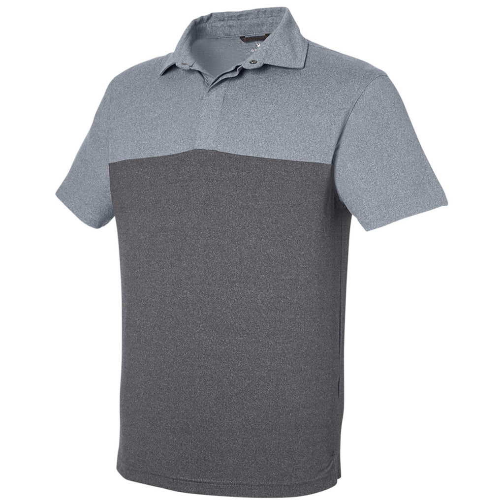 Spyder Men's Polar Frost/Black Frost Spyre Flex Colorblock Polo