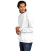 Champion Unisex White Eco Fleece Crewneck Sweatshirt