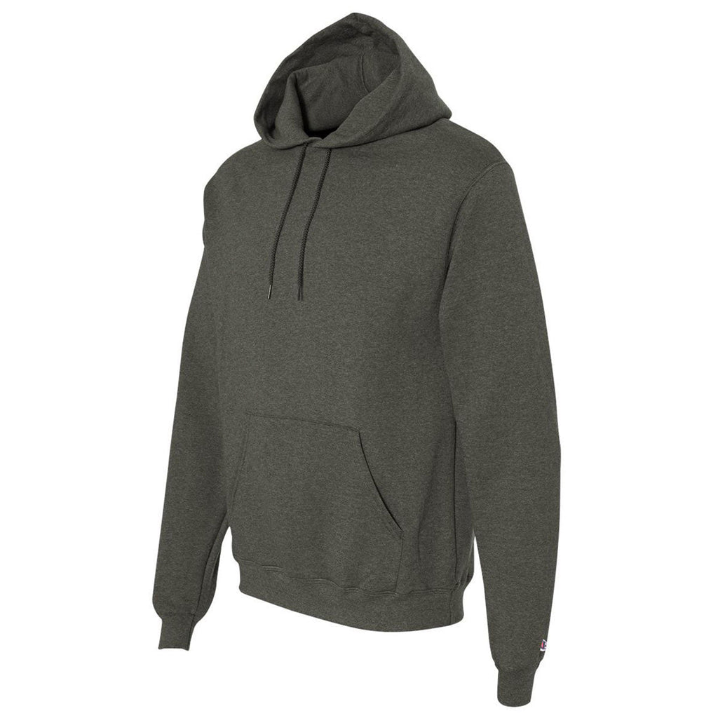 Champion Men's Dark Green Heather Hoodie