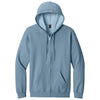Gildan Men's Stone Blue Softstyle Midweight Fleece Full-Zip Hooded Sweatshirt