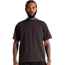 Shaka Wear Unisex Off Black Max Heavyweight Cropped T-Shirt