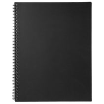 Bullet Black 8.5'' x 11'' FSC Mix Large Business Spiral Notebook