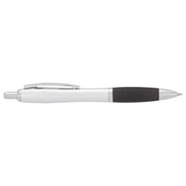 Bullet Silver Barrel w/Black Grip Nash Retractable Ballpoint Pen