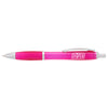 Bullet Translucent Pink Nash Retractable Ballpoint Pen