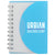 Bullet Translucent Blue Recycled Post Spiral Notebook