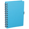 Bullet Translucent Blue FSC Recycled Coordinator Spiral Notebook