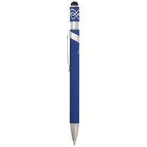 Bullet Blue Simple Fidget Recycled Stylus Gel Pen