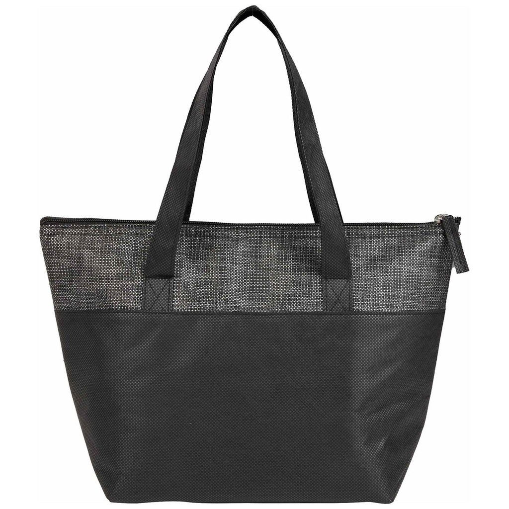 Bullet Black Mist Recycled 9-Can Non-Woven Tote Cooler