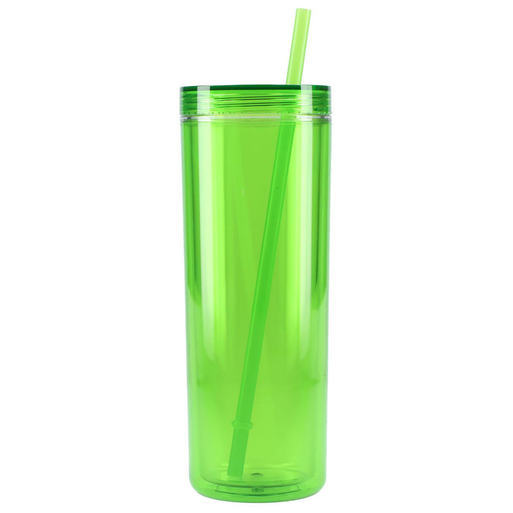 Bullet Lime Chroma Recycled Acrylic Skinny Tumbler 16oz