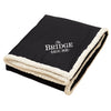 Bullet Black Super Soft Large Fleece Sherpa Blanket - 50'' x 60'' Unfolded