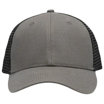 Sportsman Chino Grey/Black Lo-Pro Mesh Back Trucker Fit Cap