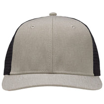 Sportsman Grey Heather/Black Modern Six-Panel Trucker Fit Cap
