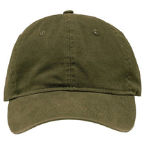 Sportsman Chino Dark Olive Green Dad Hat Fit