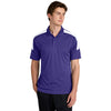 Sport-Tek Men's Purple/ White Competitor United Polo