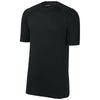 Sport-Tek Men's Black PosiCharge Compression 1/2-Sleeve Tee