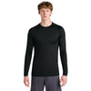 Sport-Tek Men's Black PosiCharge Compression Long Sleeve Tee