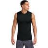 Sport-Tek Men's Black PosiCharge Compression Sleeveless Tee