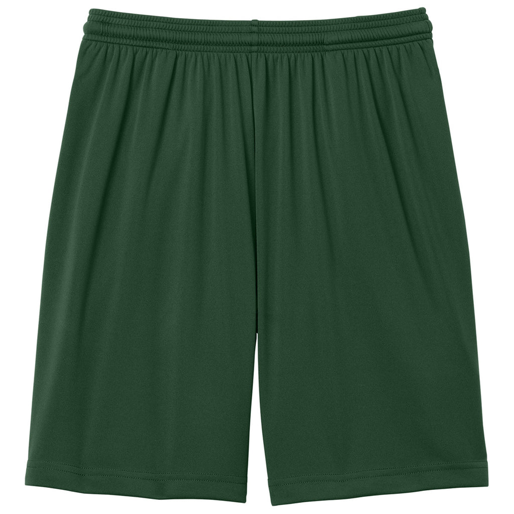 Sport-Tek Men's Forest Green PosiCharge Competitor 7" Pocketed Short