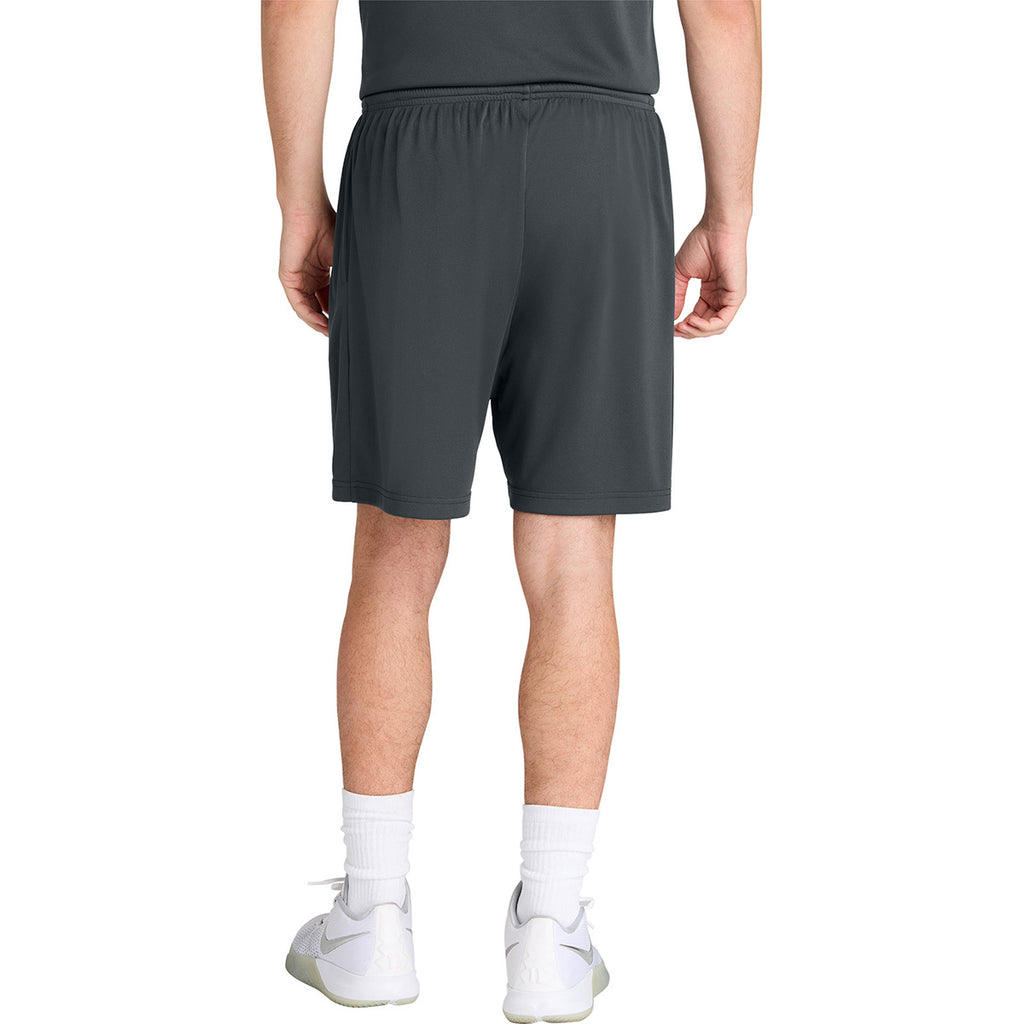 Sport-Tek Men's Iron Grey PosiCharge Competitor 7" Pocketed Short