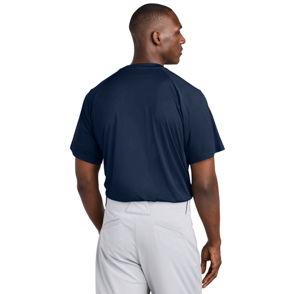 Sport-Tek Unisex True Navy PosiCharge Competitor 2-Button Henley
