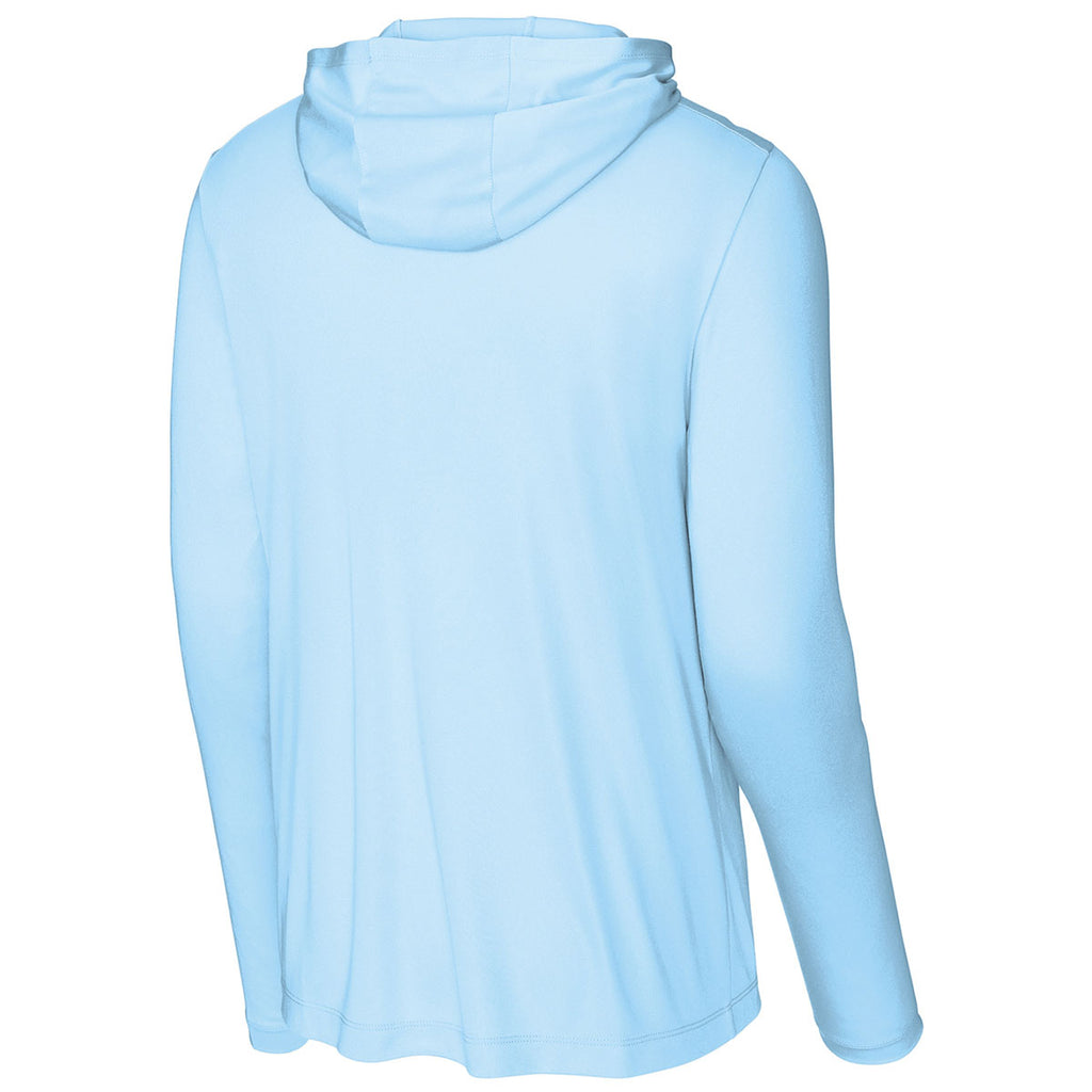 Sport-Tek Unisex Light Blue Posi-UV Pro Long Sleeve Hoodie