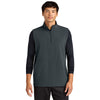 Sport-Tek Men's Iron Grey Repeat 1/4-Zip Vest