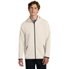 Sport-Tek Men's Ecru Phenom Full-Zip Hoodie