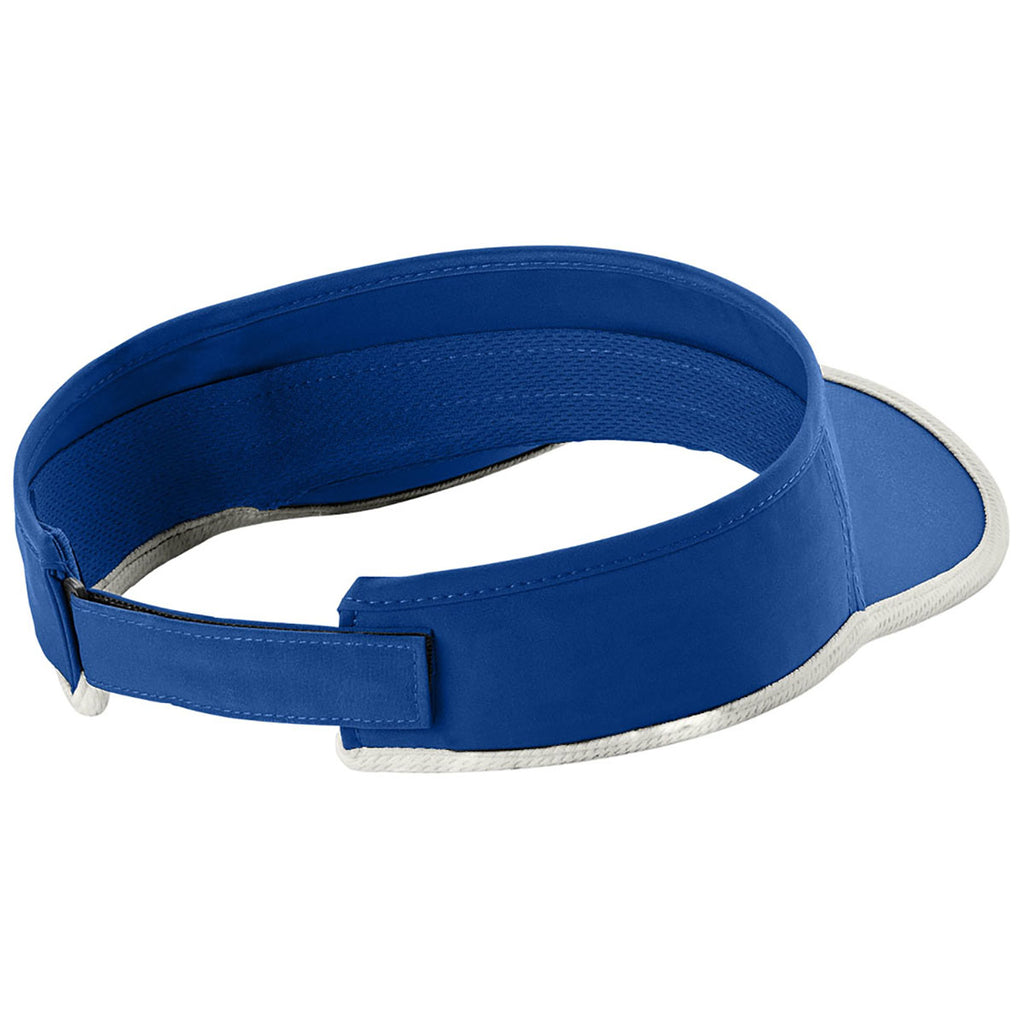 Sport-Tek True Royal/White Repeat Visor