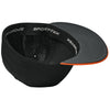 Sport-Tek Black/Deep Orange/Black Impact Mesh Stretch-Tek Cap