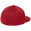 Sport-Tek Deep Red Impact Mesh Stretch-Tek Cap