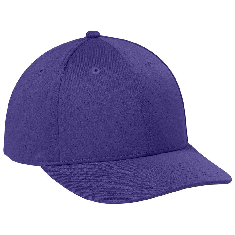 Sport-Tek Purple Impact Mesh Stretch-Tek Adjustable Cap