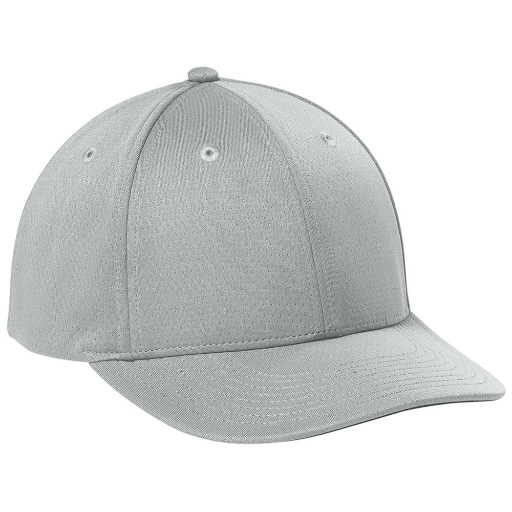 Sport-Tek Silver Impact Mesh Stretch-Tek Adjustable Cap