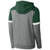 Sport-Tek Men's Forest Green/Vintage Heather Drive Fleece Colorblock Hoodie
