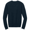 Port Authority Men's River Blue Navy Easy Care V-Neck Sweater